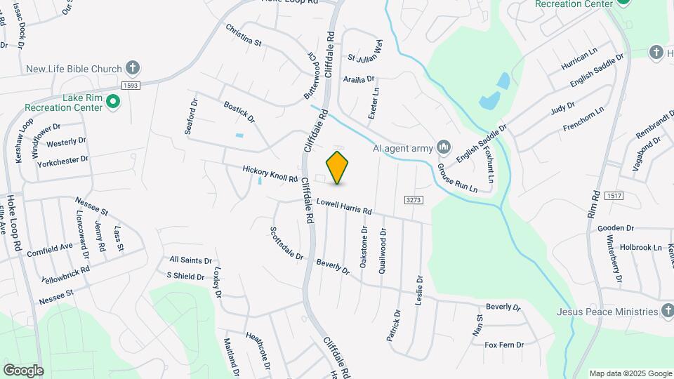 1015 Kingscote Dr Map and Location Details