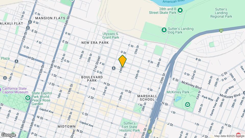 2401 F St Map and Location Details
