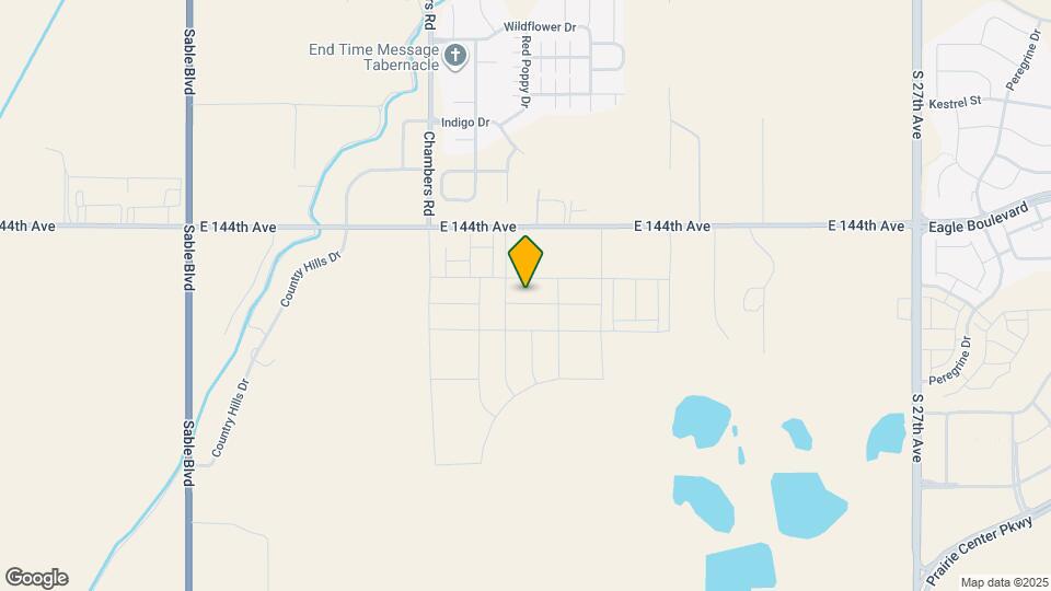 1399 Orchard St Mapa y Detalles de la Ubicación