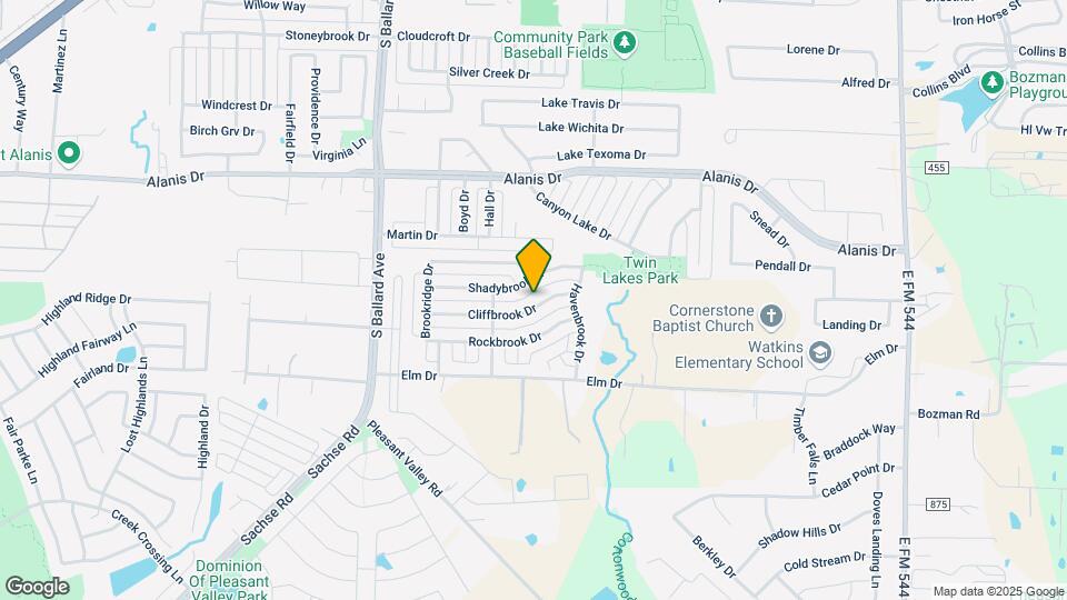 213 Cliffbrook Dr Map and Location Details