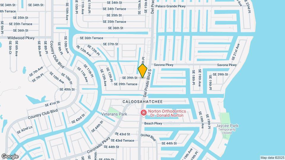 3905 SE 15th Pl Mapa y Detalles de la Ubicación