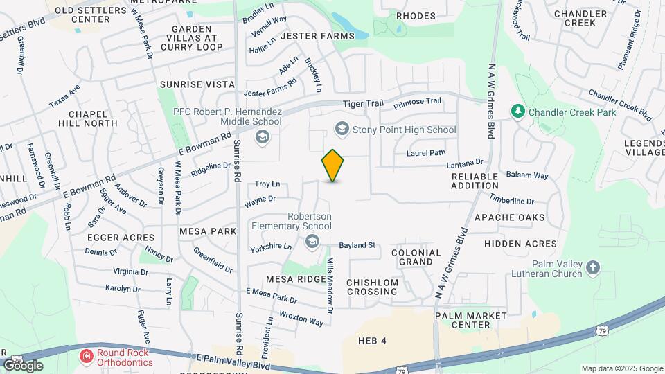 1603 Shotwell Ln Map and Location Details