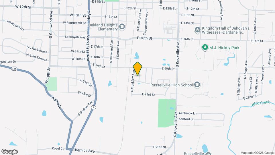 2102 S Greenwich Ave Map and Location Details