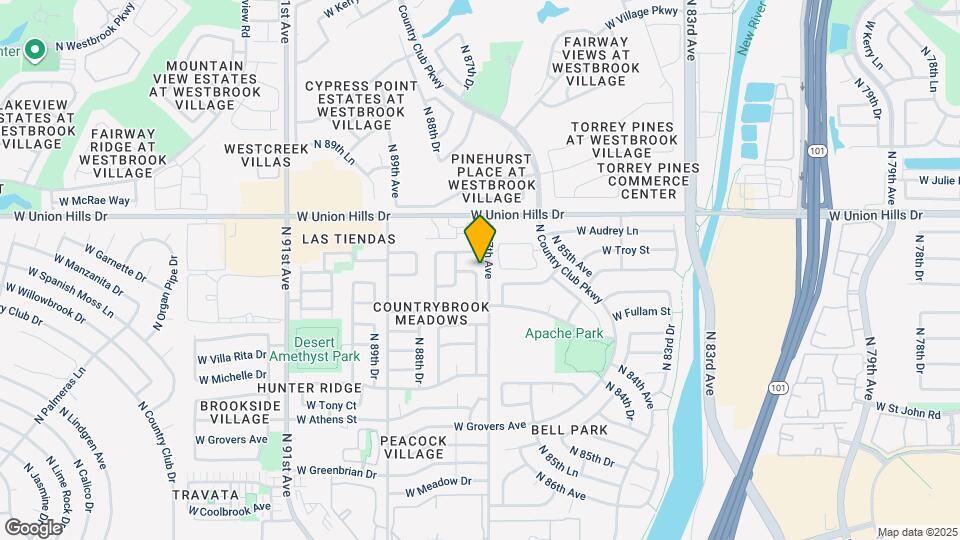 18285 N 87th Dr Map and Location Details