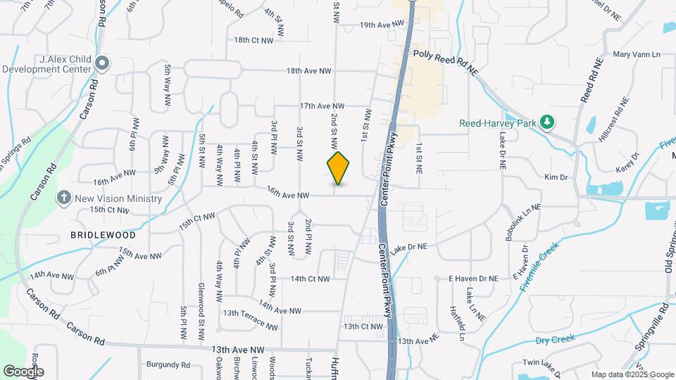 1601 2nd St NW Map and Location Details