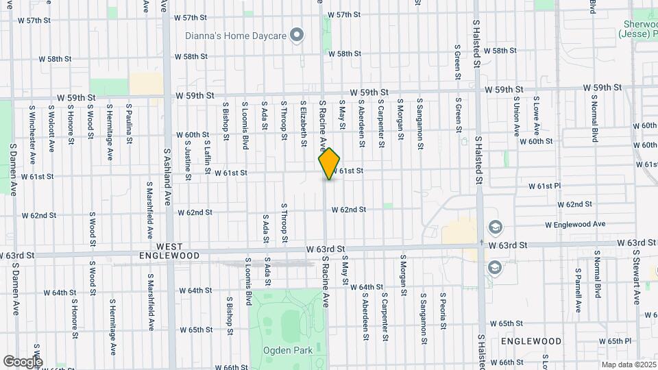 6117-6119 S Racine Ave Map and Location Details