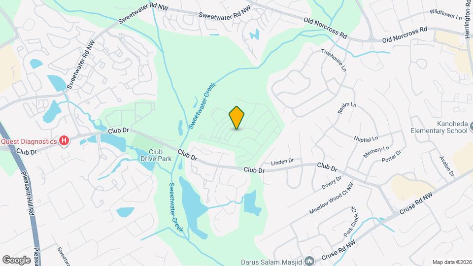 3615 Shore Wood Ave Map and Location Details