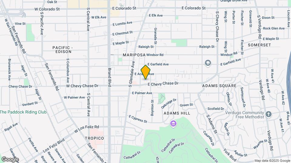 431 E Chevy Chase Dr Map and Location Details