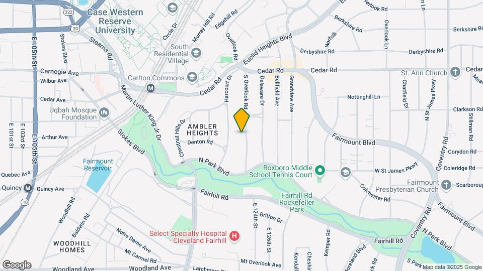 2296 S Overlook Rd Map and Location Details