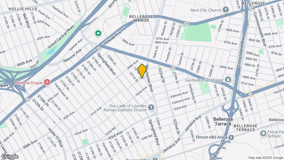 221-18 91st Rd Map and Location Details