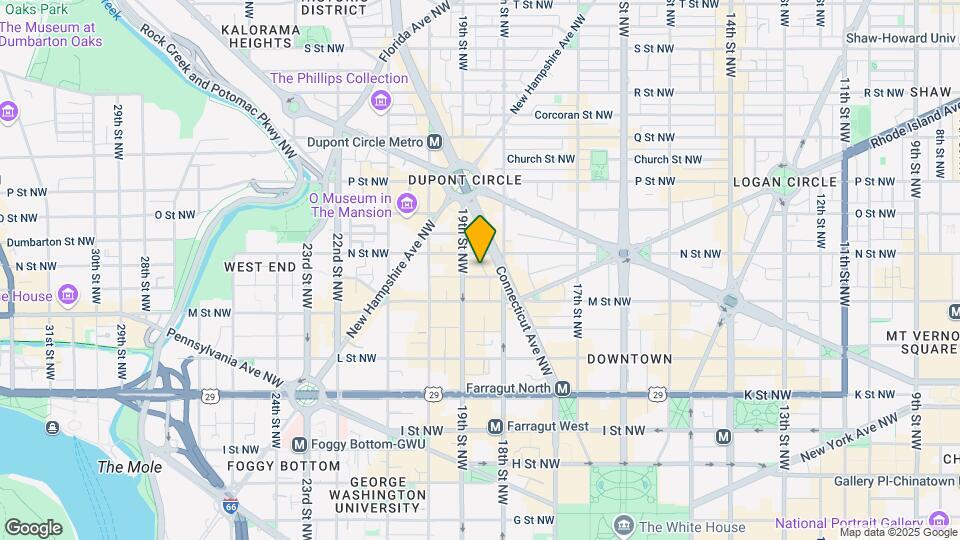 1823 Jefferson Pl NW Map and Location Details