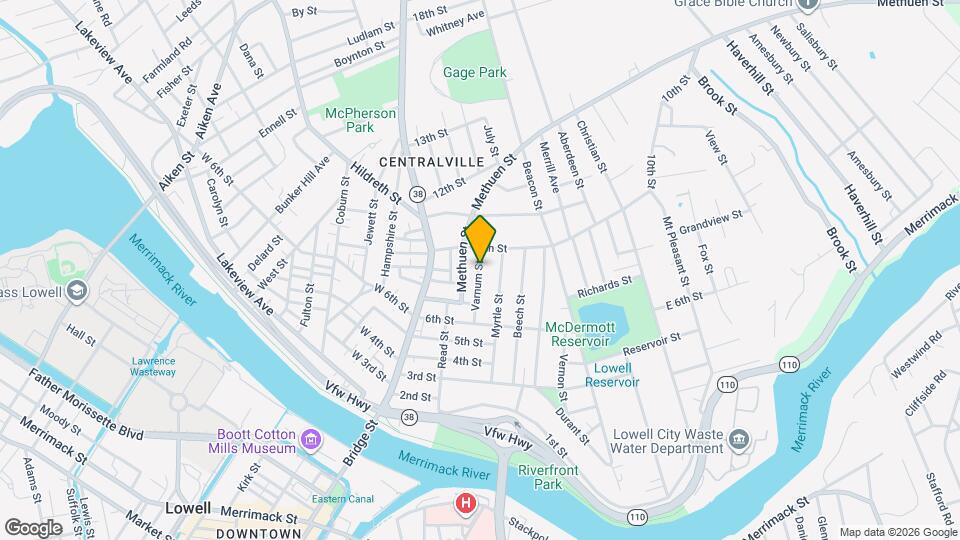 63 Varnum St Map and Location Details