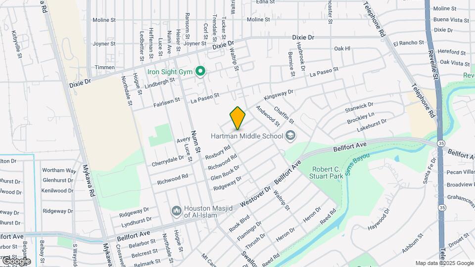 6818 Cherrydale Dr Map and Location Details