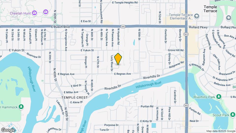 8514 N Hyaleah Rd Map and Location Details