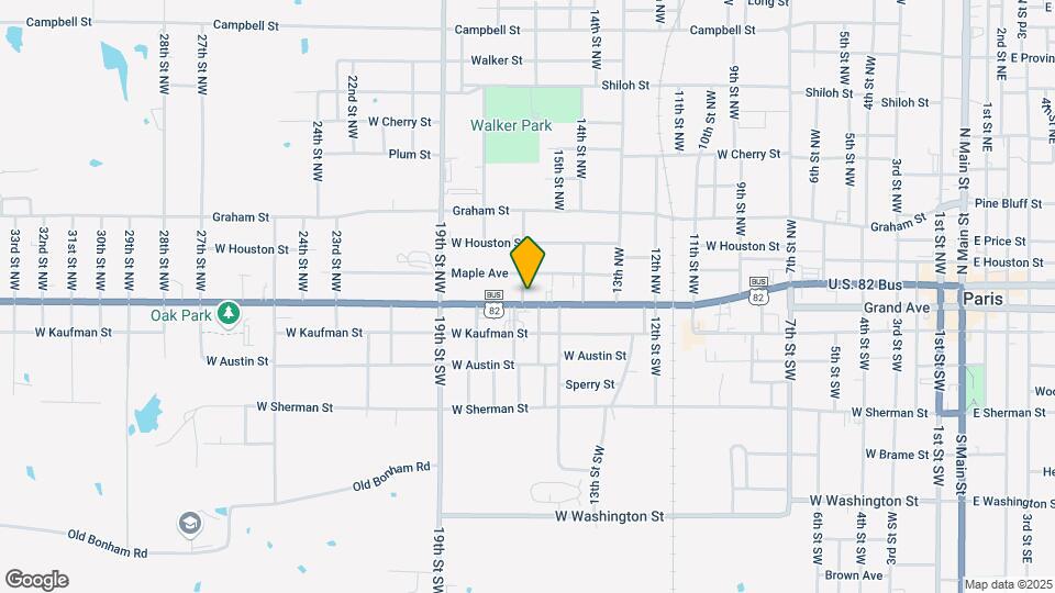 1626 Bonham St Map and Location Details