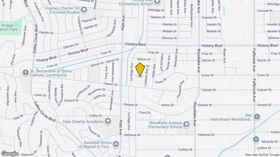 6141 Dalecrest Ave Mapa y Detalles de la Ubicación