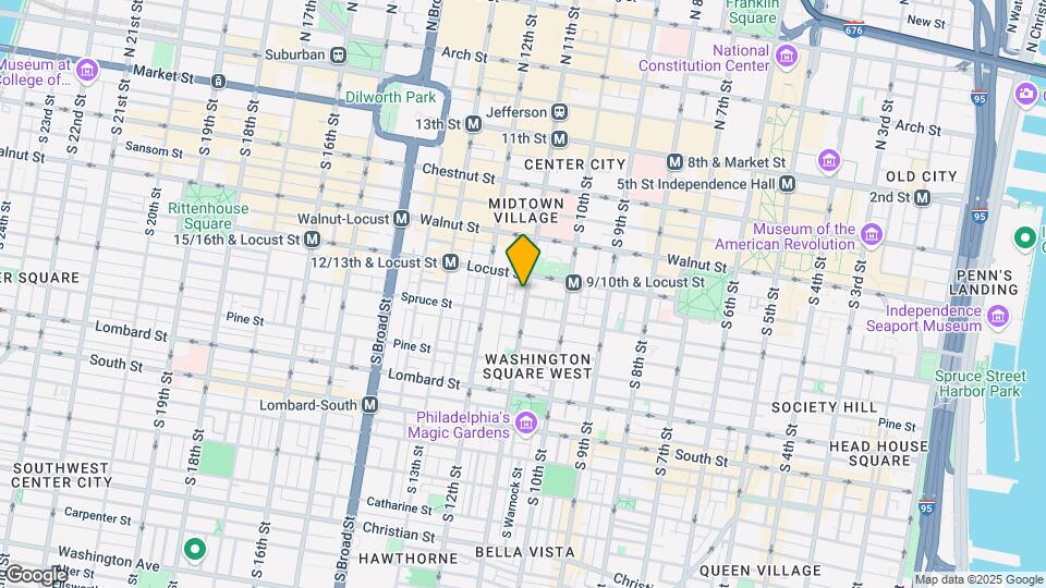 256 S 11th St Map and Location Details