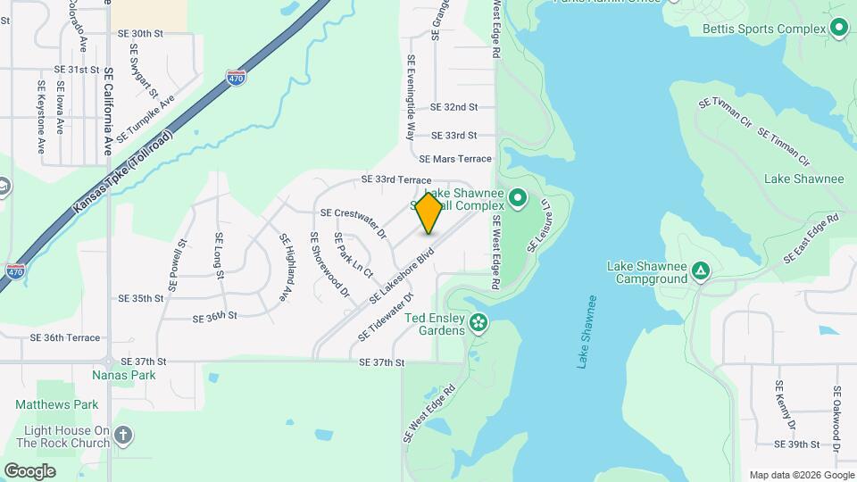 2724 SE Lakeshore Blvd Map and Location Details