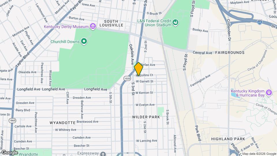 214 W Collins Ct, Unit 1 br apartment Map and Location Details