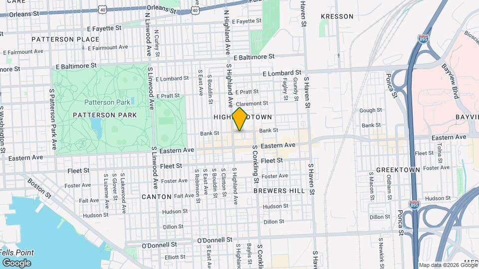 3403 Bank St Map and Location Details