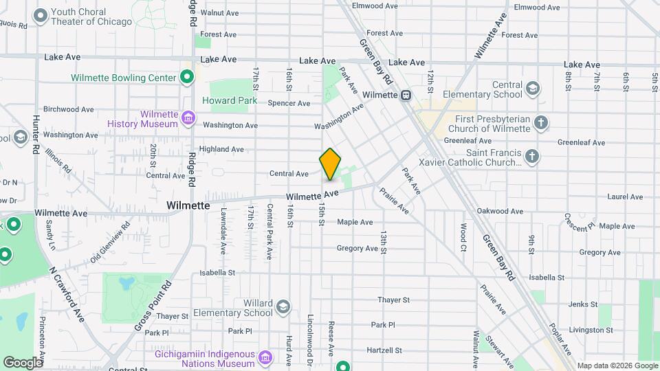 1462 Wilmette Ave Map and Location Details
