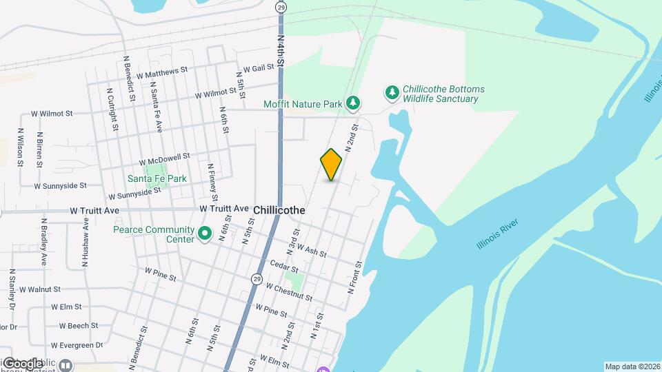 1353 N 2nd St, Unit 4 Map and Location Details