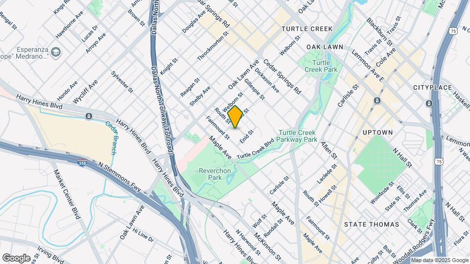 3525 Routh St Map and Location Details