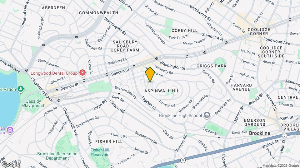 30 Claflin Rd, Unit 2 Map and Location Details