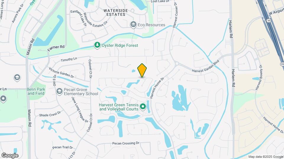 1307 Hackberry Heights Dr Map and Location Details