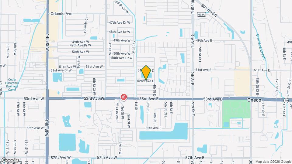 204 52nd Ave Terrace E Map and Location Details