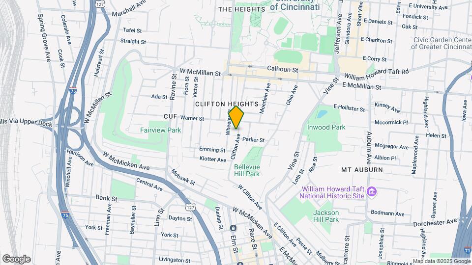 2309 Clifton Ave Map and Location Details