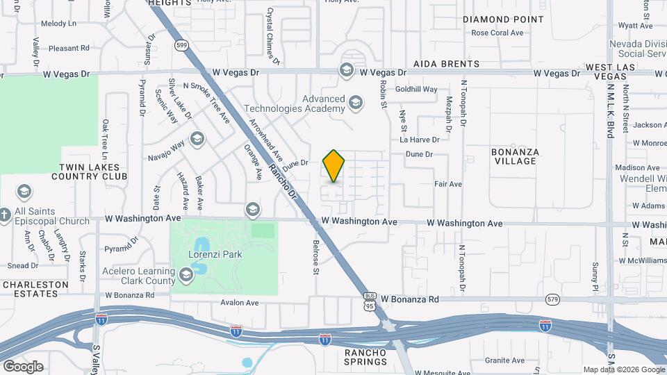 2637 Spider Cactus Ct Map and Location Details