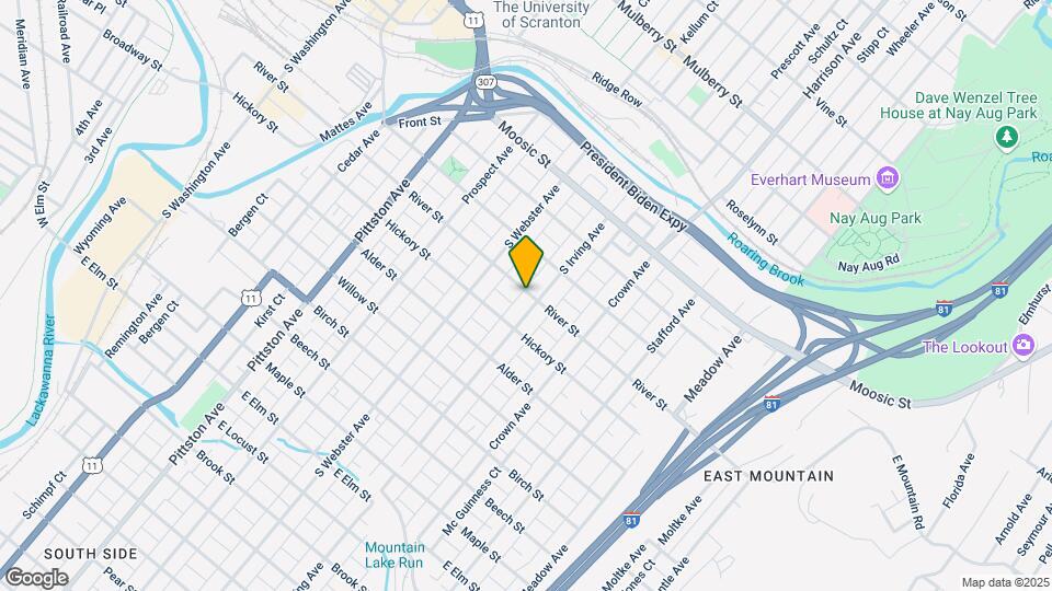 748 River St Map and Location Details