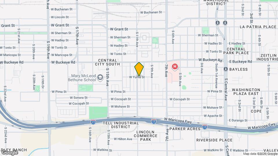 1401 S 11th Ave Map and Location Details