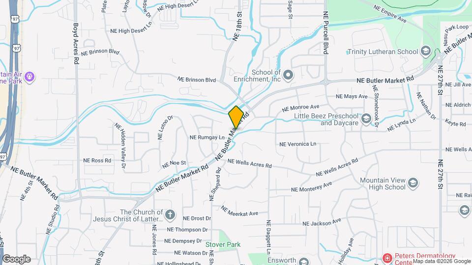 1614 NE Cackler Ln Map and Location Details