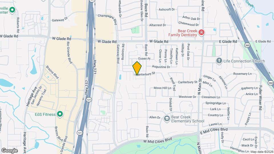 623 Canterbury St Map and Location Details