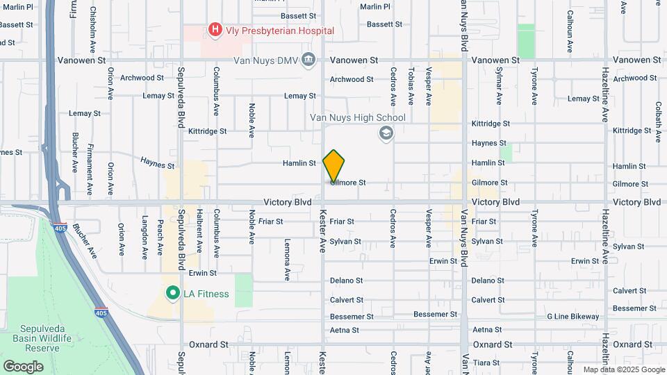 14842 Gilmore St Map and Location Details