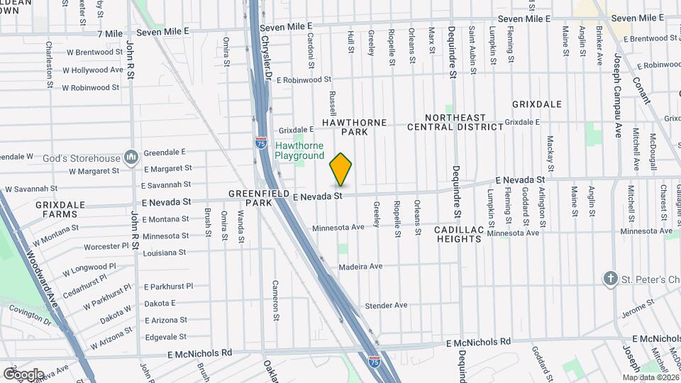 1311 E Nevada St Map and Location Details
