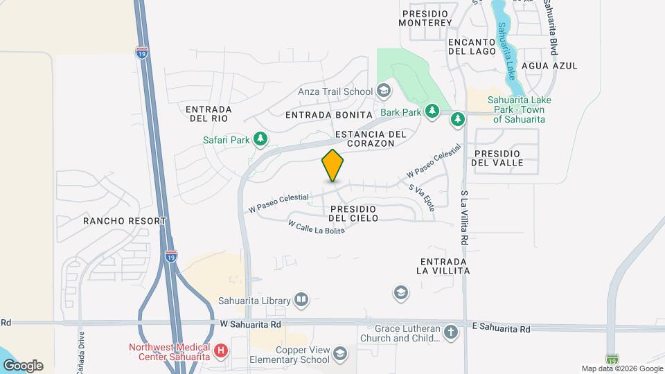 574 W Paseo Celestial Map and Location Details