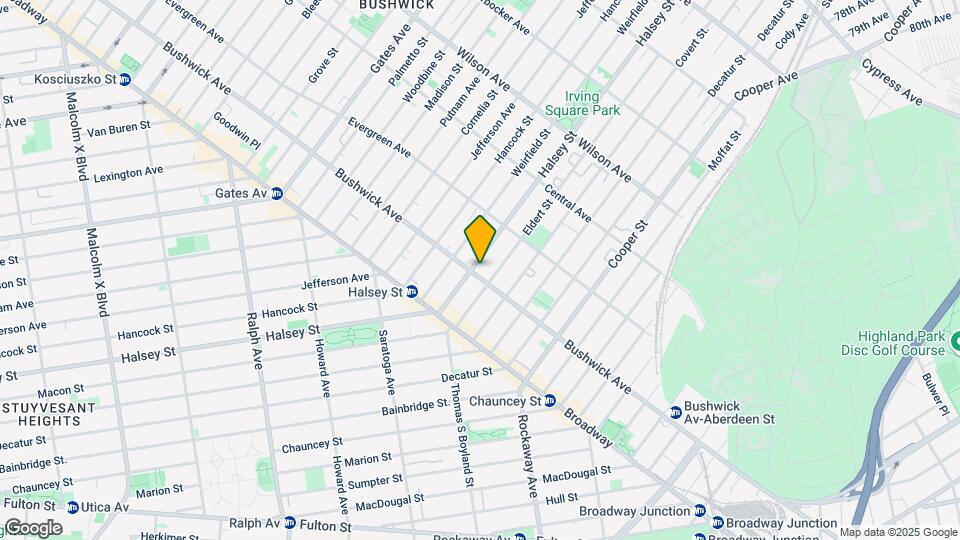 1273 Bushwick Ave Map and Location Details