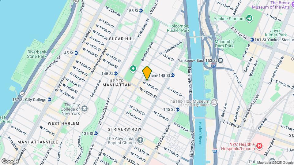 265 W 146th St Map and Location Details