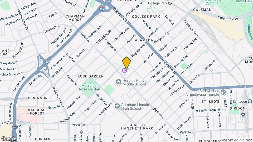 Rosicrucian Apartments Map and Location Details