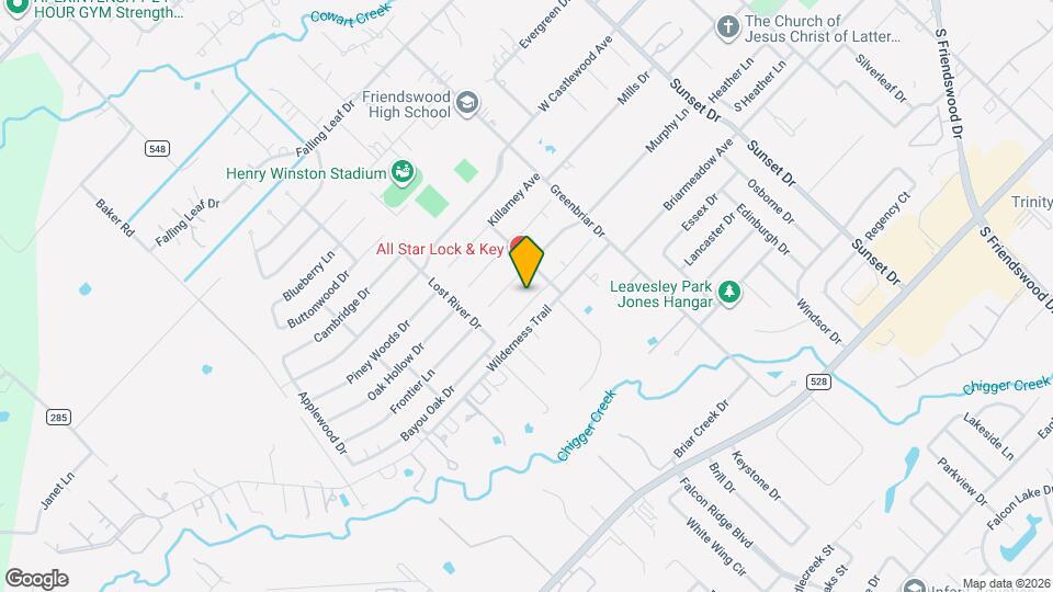 1107 Londonderry Ave Map and Location Details