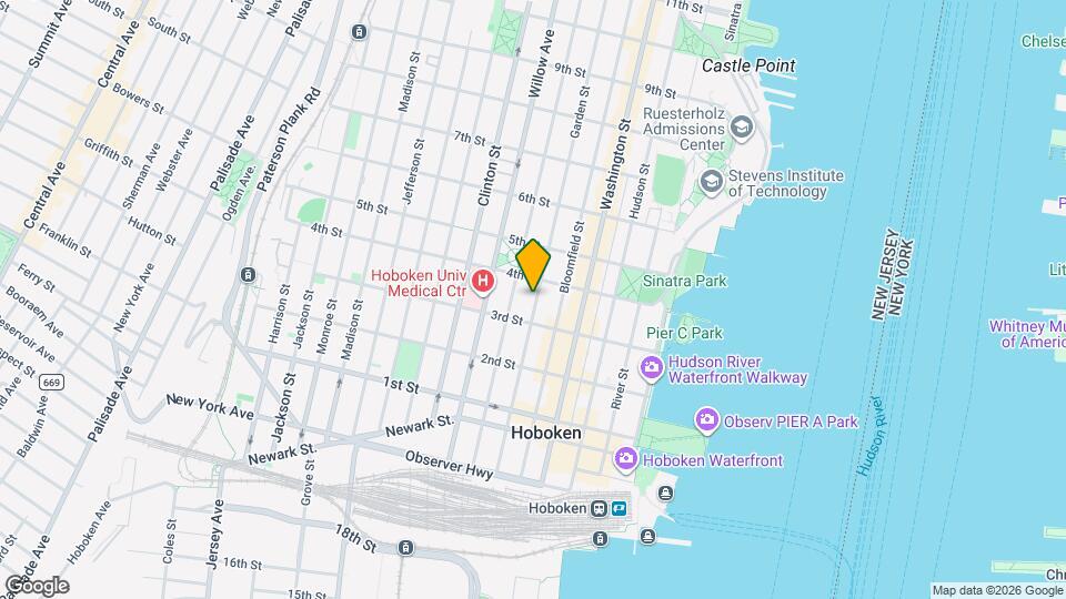 322 Garden St, Unit 3 Mapa y Detalles de la Ubicación