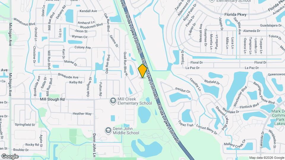 2482 Ixora Ct Mapa y Detalles de la Ubicación