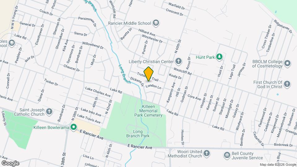 3809 London Ln Map and Location Details