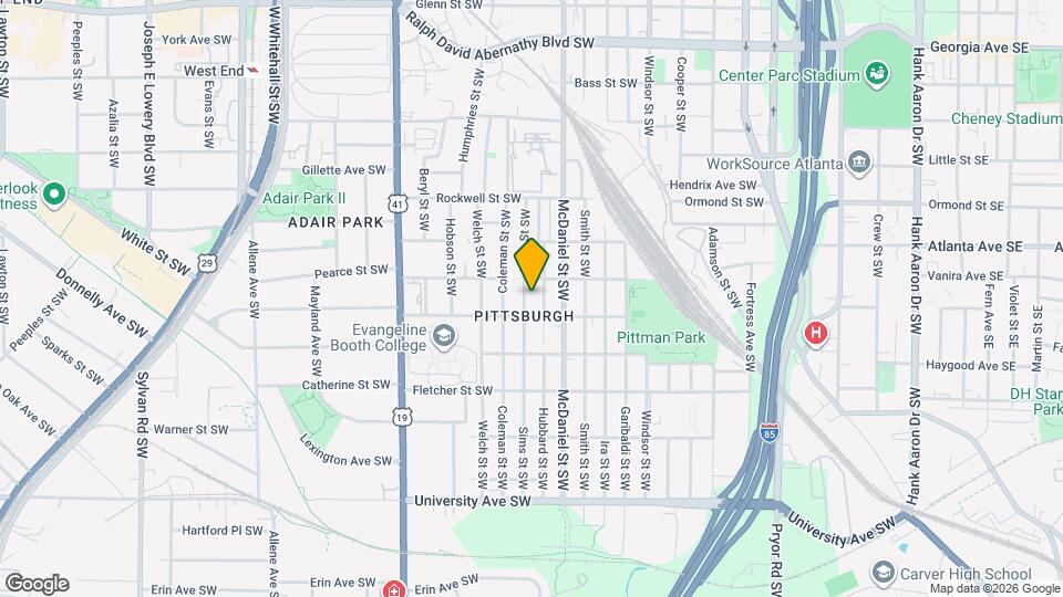 960 Sims St SW Map and Location Details