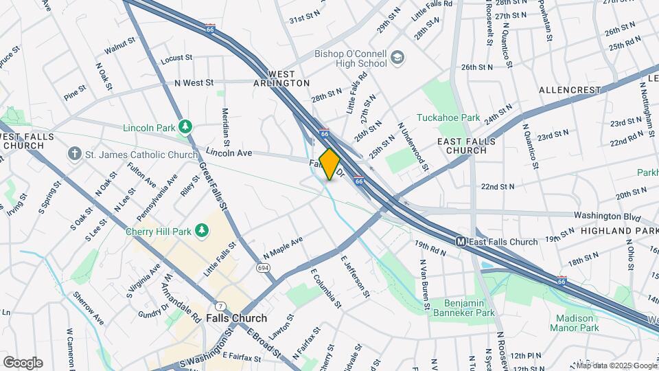 6930 Little Falls Rd Map and Location Details