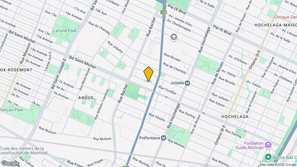 3454-3464 Cuvillier Rue Map and Location Details