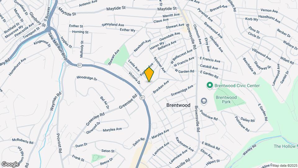 Brentwood Commons Map and Location Details